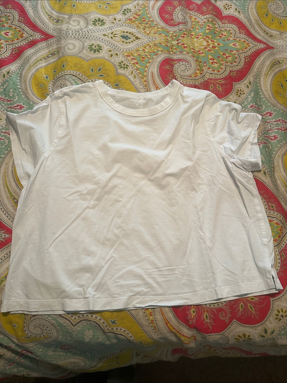 Classic Plain White crop Tee